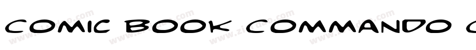 Comic Book Commando Condensed字体转换